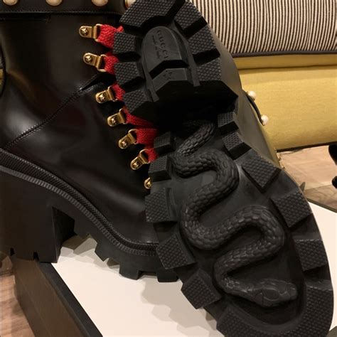 gucci boots with snakes on the bottom|Gucci Designer Boots for Women .